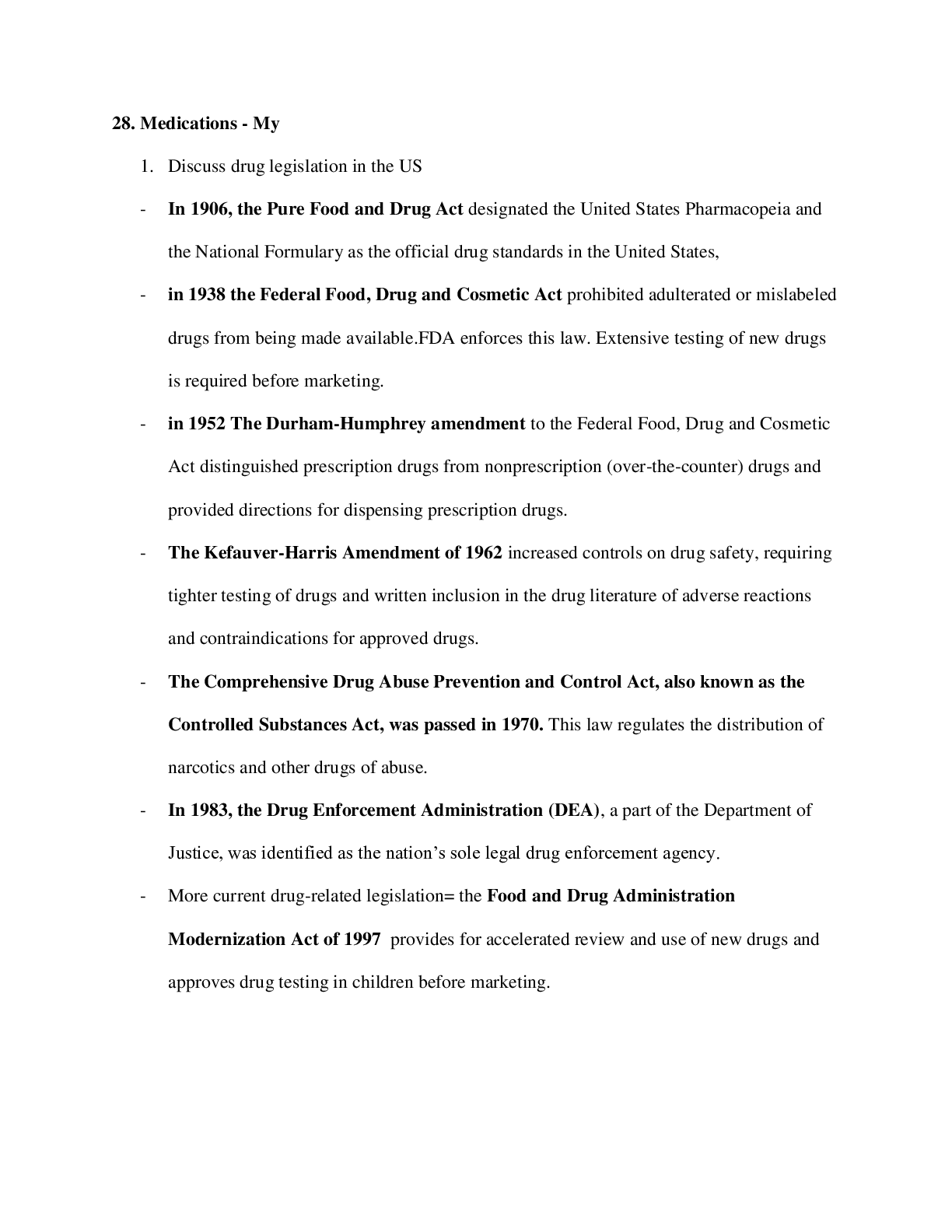 Preview of NURS 3632 Exam Review (Latest 2021) 100% Correct Study Guide, Download to Score A